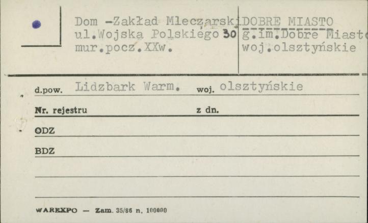 dom - zakład mleczarski, skan 1