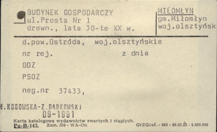 budynek gospodarczy, skan 1