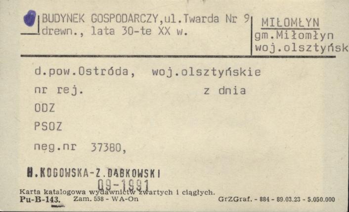budynek gospodarczy, skan 1