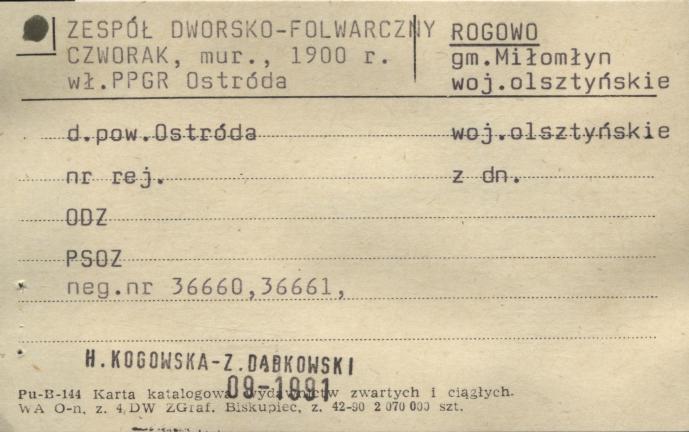 czworak - zespół dworsko-folwarczny, skan 1