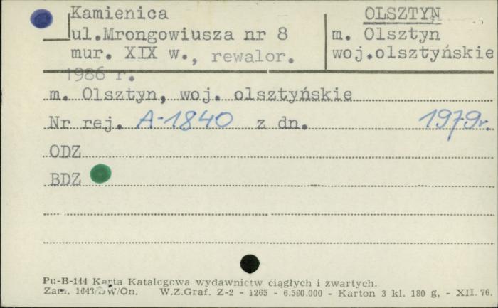 kamienica, skan 1