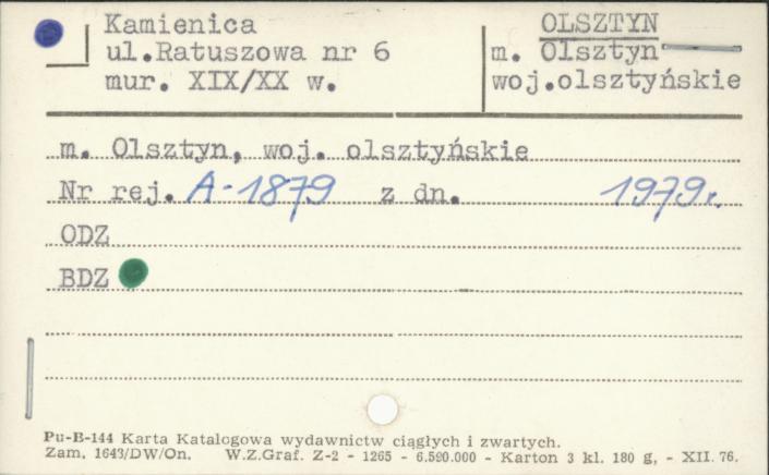 kamienica, skan 1