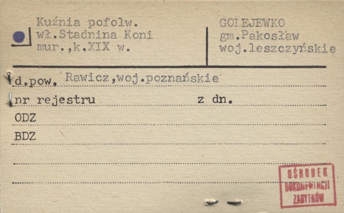 kuźnia folwarczna, skan 1
