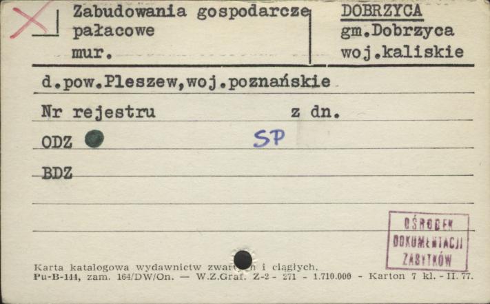 zabudowania gospodarcze - pałacowe, skan 1