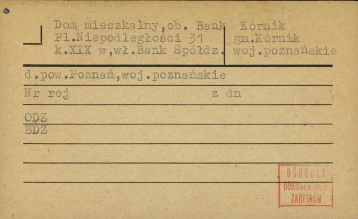 dom mieszkalny, ob. bank, skan 1