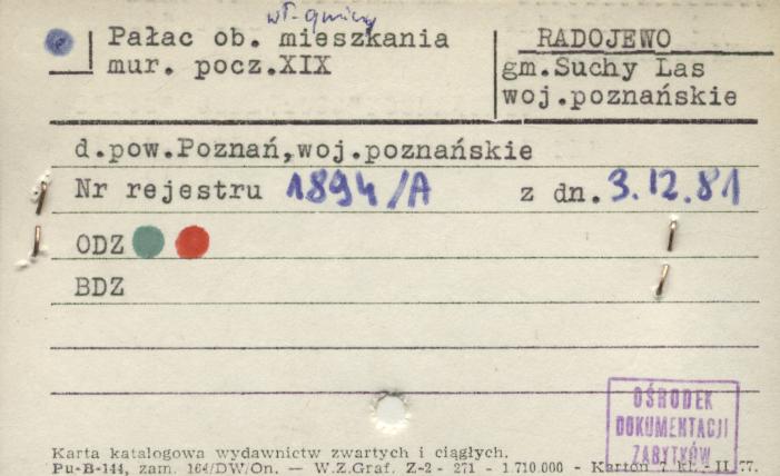 pałac, ob. mieszkania, skan 1