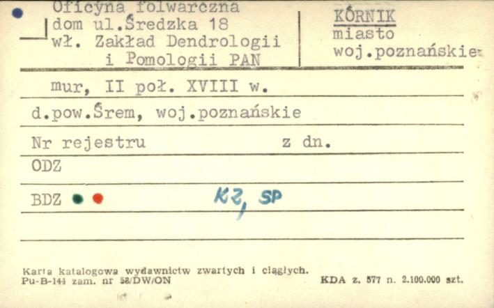 oficyna folwarczna, ob.. dom, skan 1