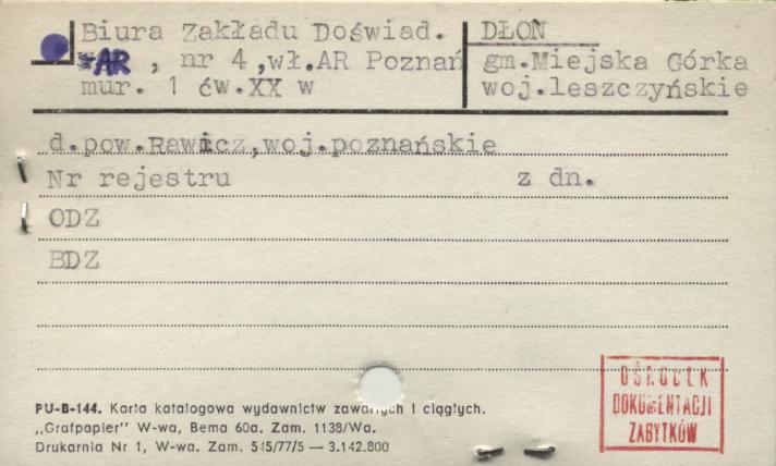 biura Zakładu Doświad. AR, skan 1