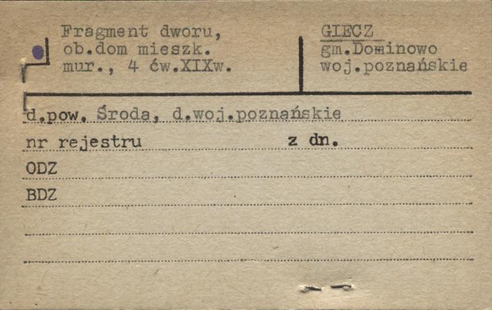 fragment dworu, ob. dom mieszkalny, skan 1