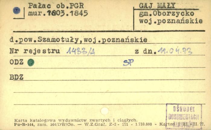 pałac, ob. P. PGR, skan 1