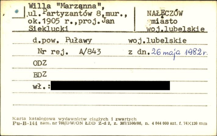 willa Marzanna, skan 1