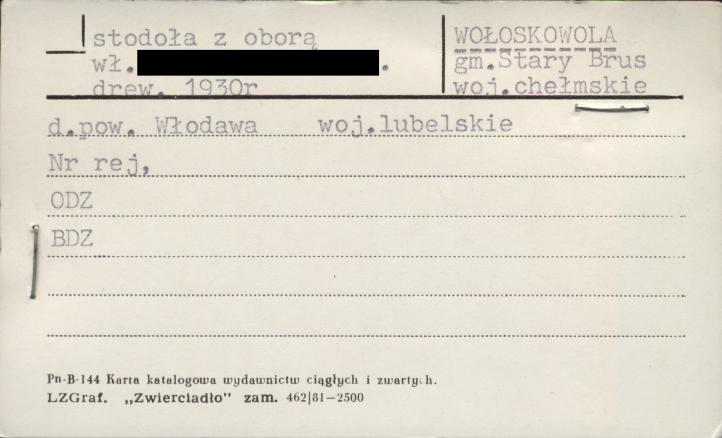 stodoła z oborą, skan 1