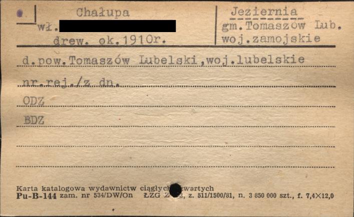 chałupa, skan 1