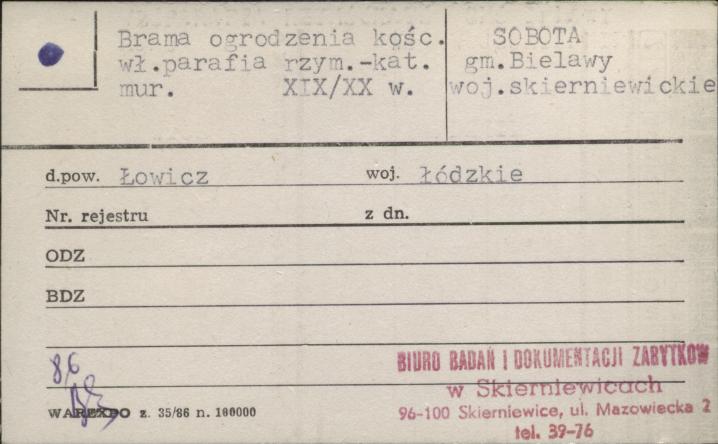 brama - zespół kościoła, skan 1