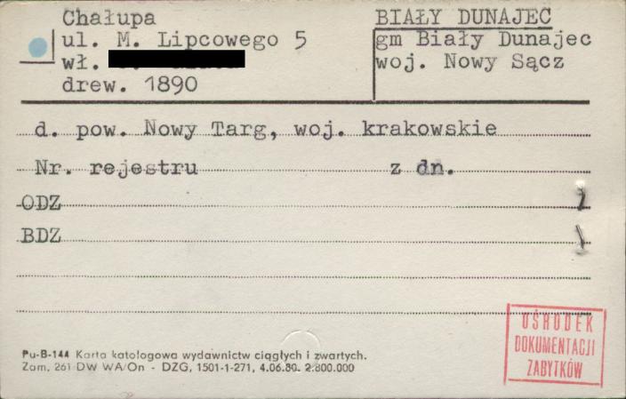 chałupa, skan 1