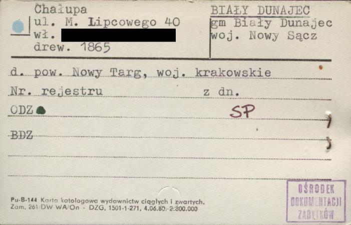 chałupa, skan 1