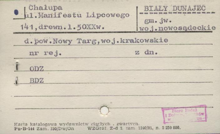 chałupa, skan 1