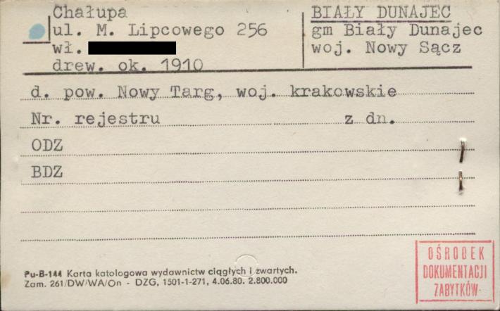 chałupa, skan 1