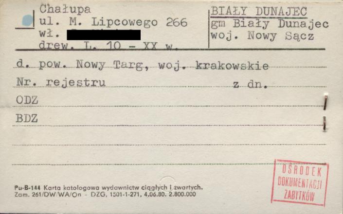 chałupa, skan 1