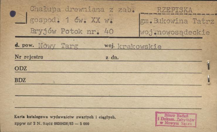 chałupa z zabudową gospodarczą, skan 1
