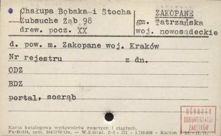 chałupa Bobaka i Stocha, skan 1