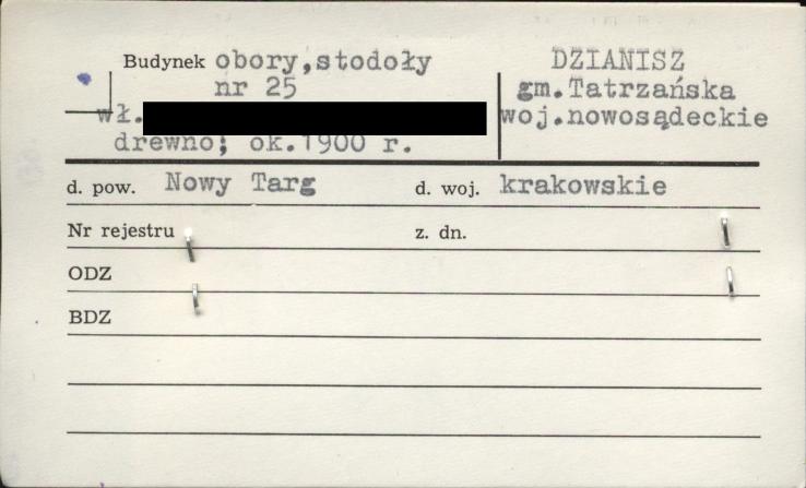 budynek obory, stodoły, skan 1