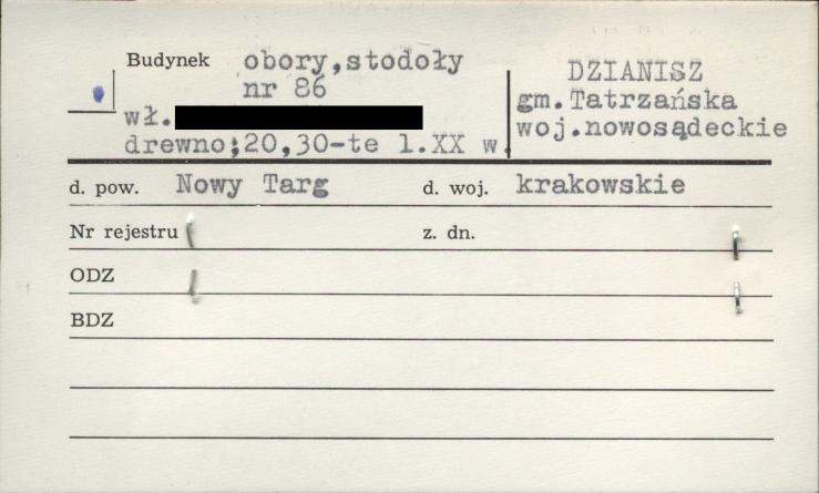 budynek obory, stodoły, skan 1