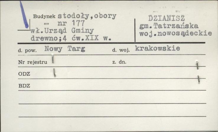 budynek stodoły, obory, skan 1