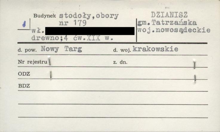 budynek stodoły, obory, skan 1