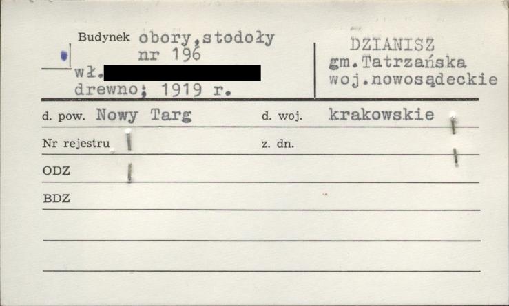 budynek obory, stodoły, skan 1