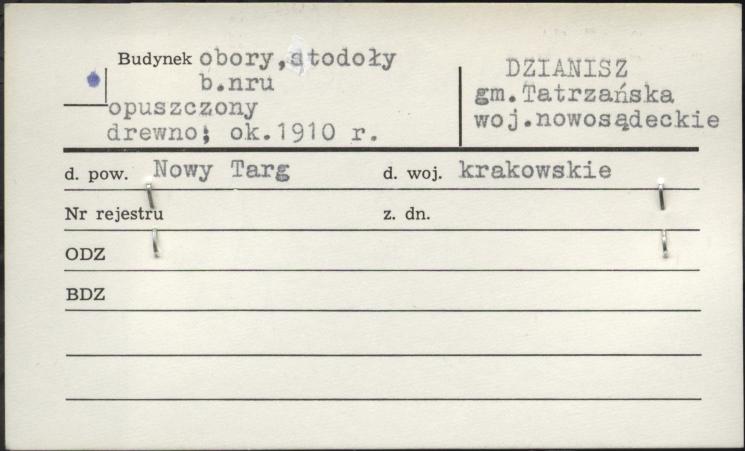 budynek obory i stodoły b. nru, opuszczony, skan 1