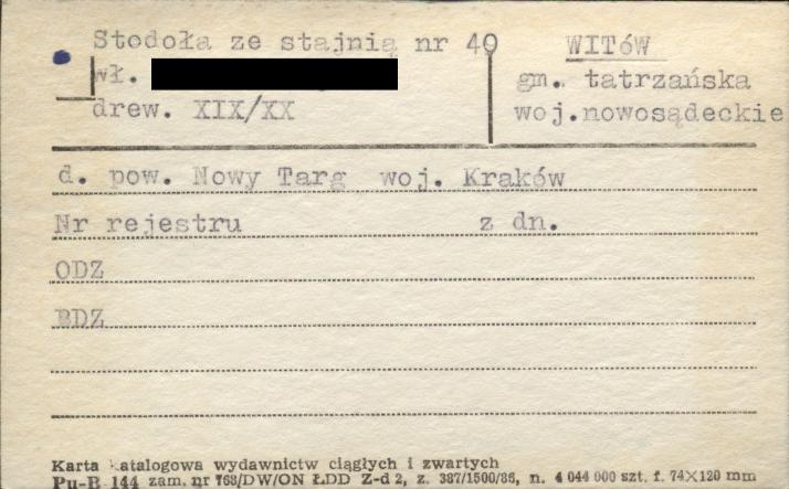 stodoła ze stajnią, skan 1