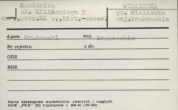 kamienica, skan 1