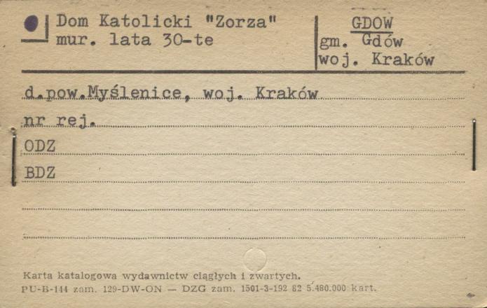 Dom Katolicki Zorza, skan 1