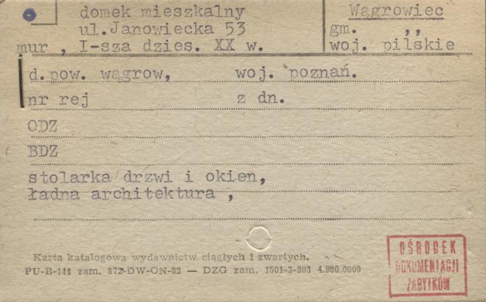 domek mieszkalny, skan 1