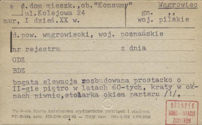 dom mieszkalny, ob. Konsumy, skan 1