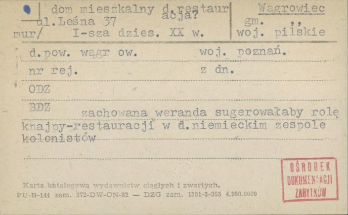 dom mieszkalny, d. restauracja, skan 1
