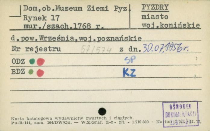 dom, ob. Muzeum Ziemi Pyz., skan 1