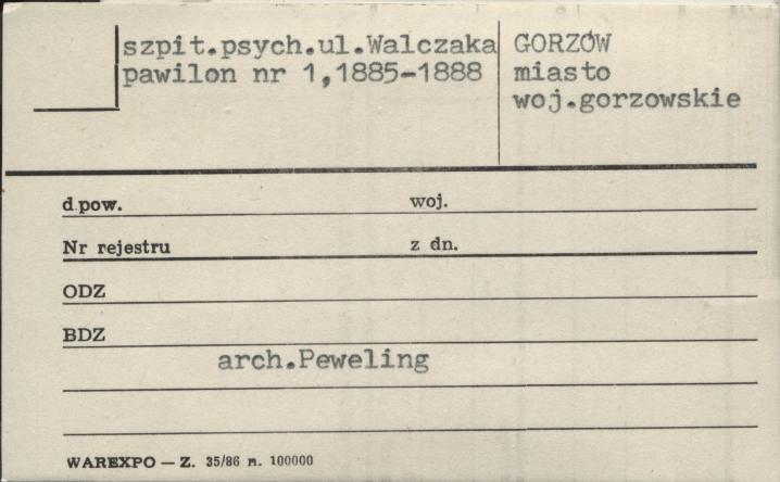 szpit. psych. pawilon nr 1, skan 1