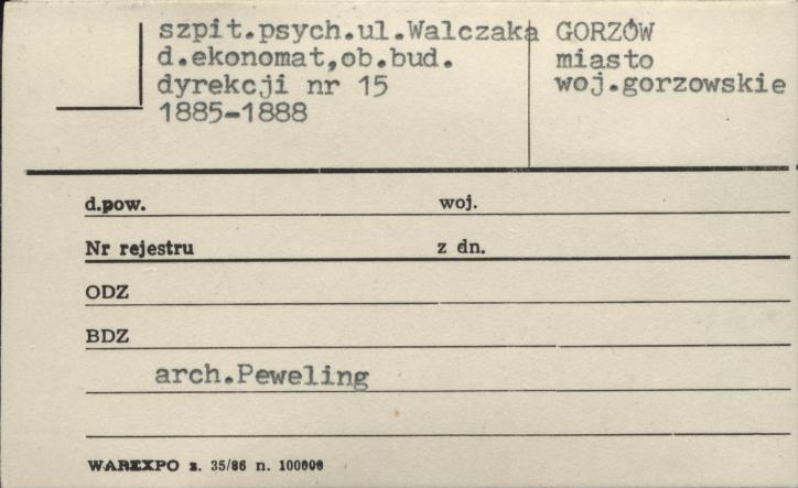 szpit. psych. d. ekonomat, ob. budynek dyrekcji, skan 1