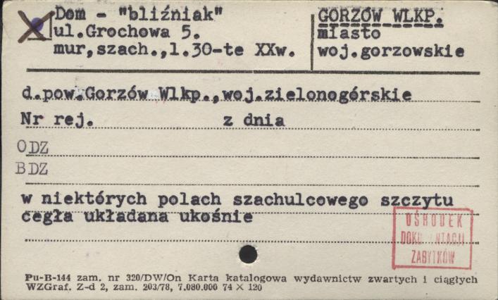 dom - bliźniak, skan 1