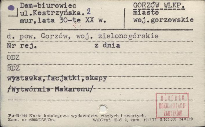 dom - biurowiec, skan 1