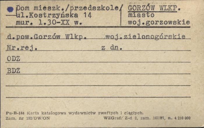 dom mieszkalny/przedszkole/, skan 1