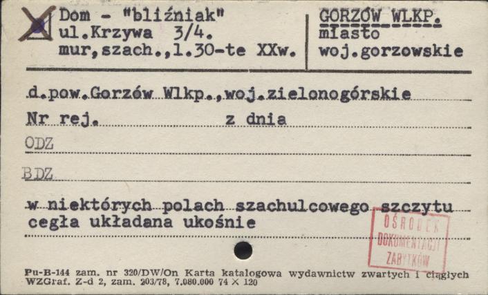 dom - bliźniak, skan 1