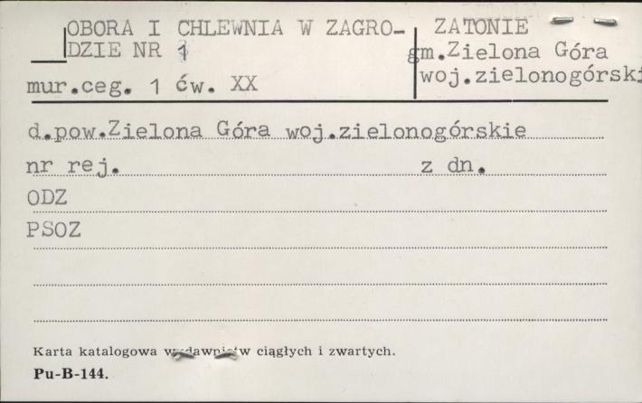 obora z chlewnią, skan 1