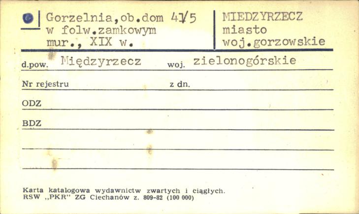 gorzelnia ob. dom w folwarku zamkowym, skan 1