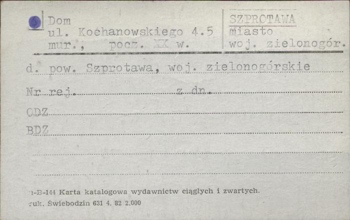 dom, skan 1