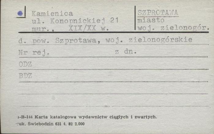kamienica, skan 1
