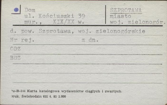 dom, skan 1
