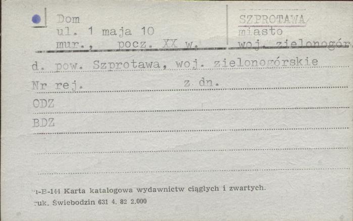 dom, skan 1